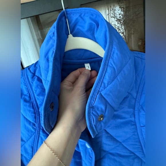 Amazon quilted vest jacket snaps cobalt fp movement pockets quinn puffer - Picture 6 of 6